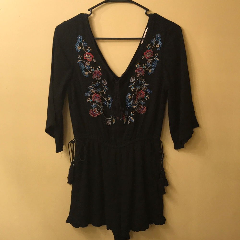 Black rebellion romper